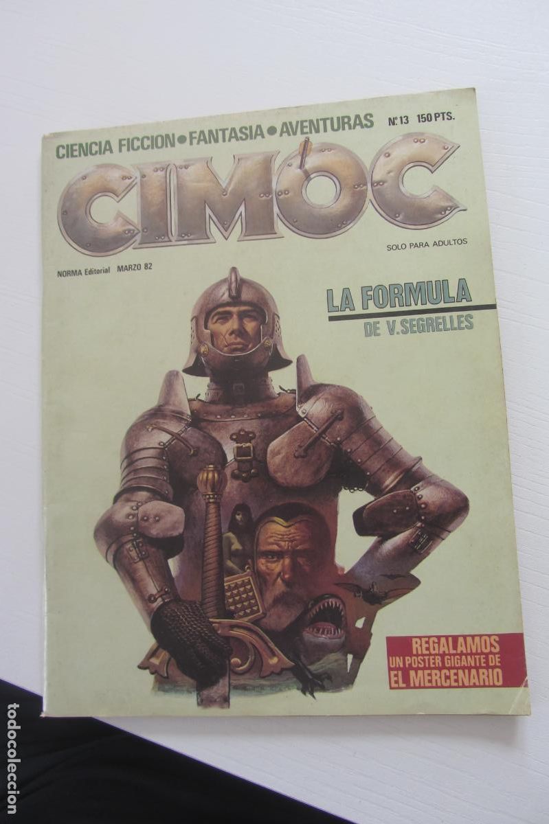 C&oacute;mics: CIMOC N&ordm; 13 CIENCIA FICCION FANTASIA AVENTURAS NORMA EDITORIAL 1984 ARX90