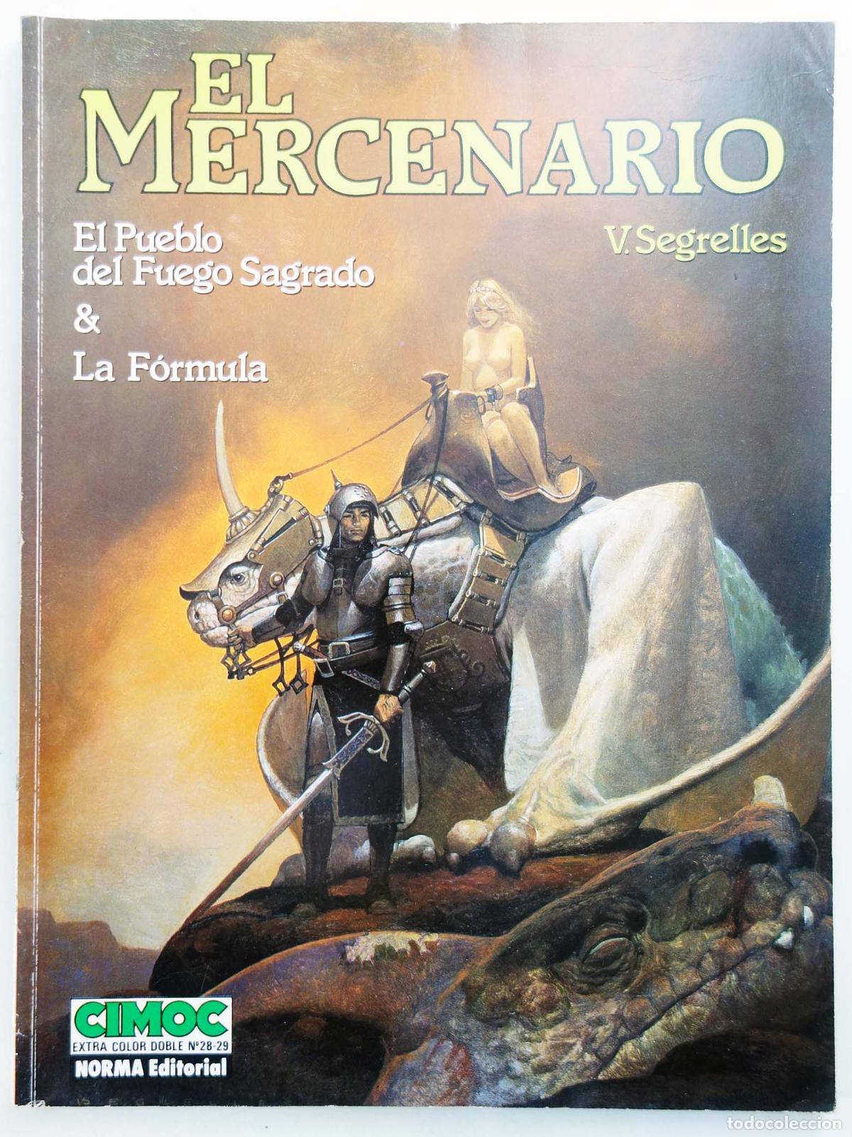 C&oacute;mics: CIMOC EXTRA COLOR 28 29. EL MERCENARIO. Num DOBLE (V Segrelles) Norma, 1987