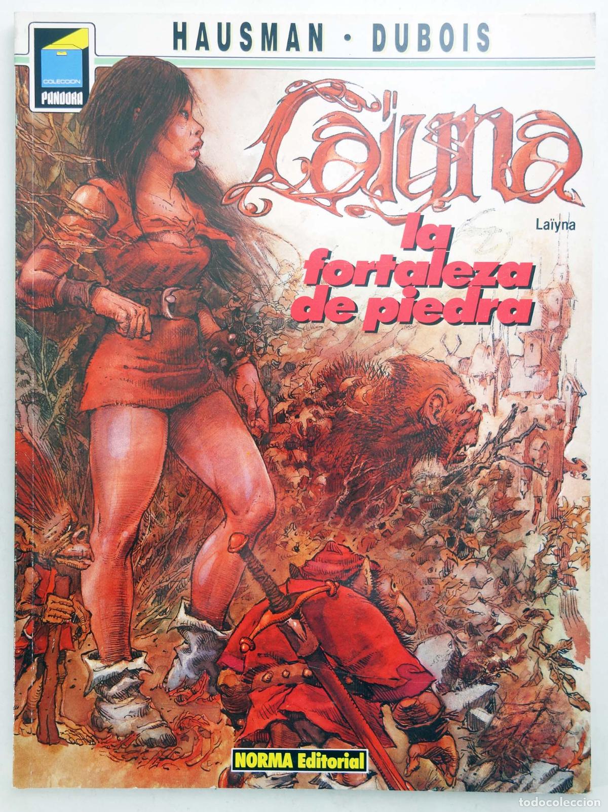 C&oacute;mics: COLECCI&Oacute;N PANDORA 34. LA&Iuml;NA, Y LA FORTALEZA DE PIEDRA (Pierre Dubois/Hausman) Norma, 1992