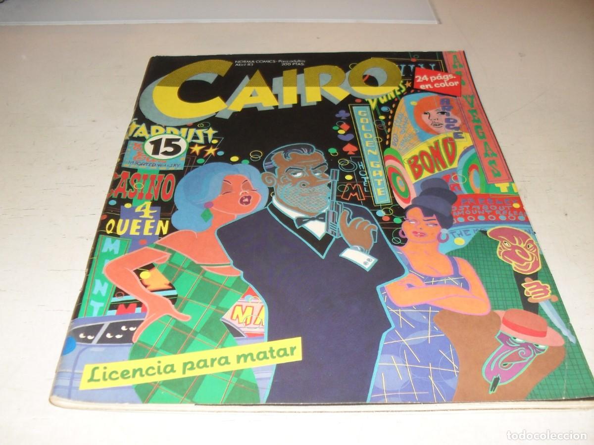 C&oacute;mics: CAIRO N&ordm; 15,EN PORTADA HOMENAJE A JAMES BOND,DE 75.NORMA,1981