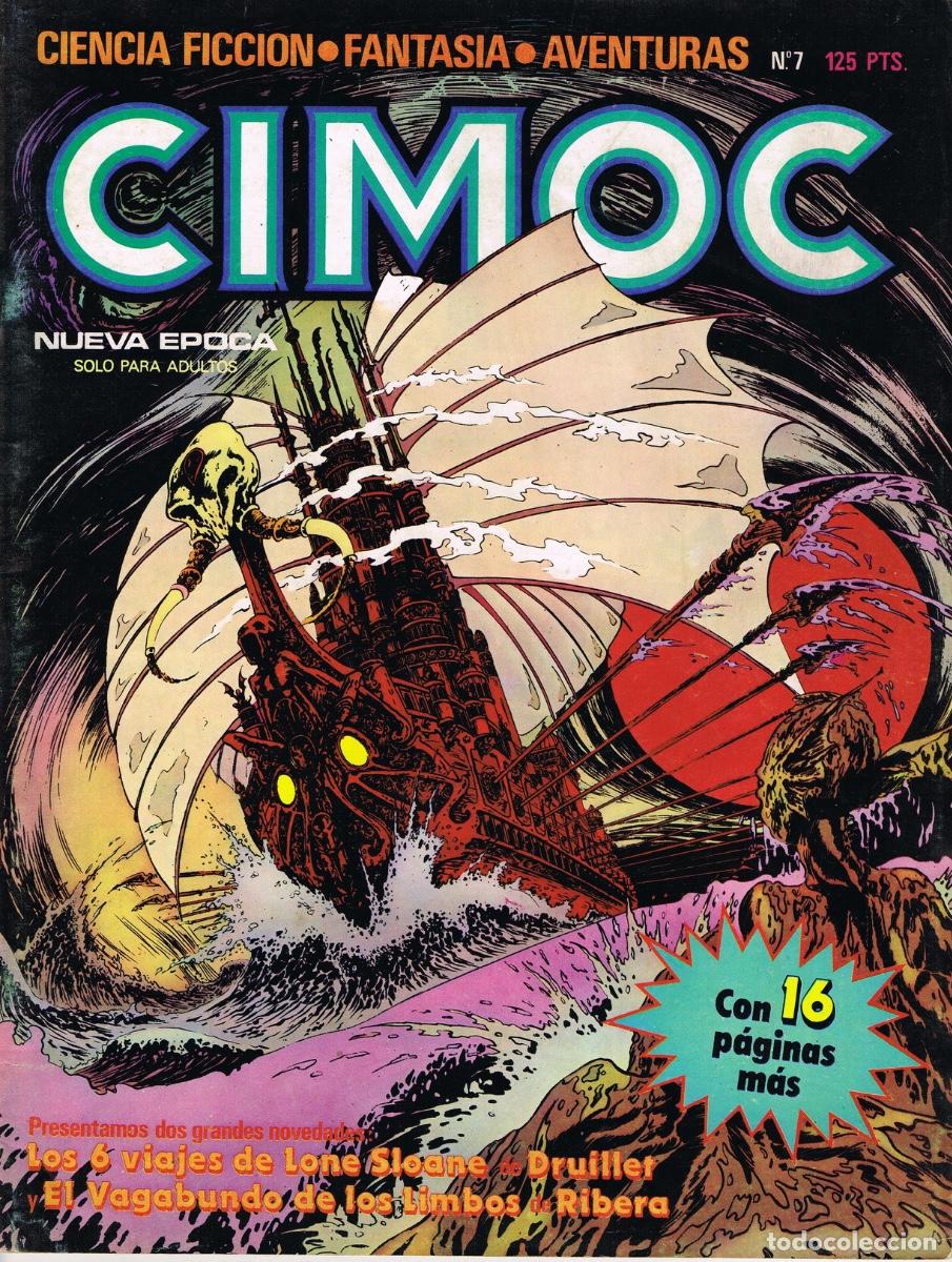 C&oacute;mics: REVISTA CIMOC N&ordm; 7. LONE SLOANE DE DRUILLET, EL VAGABUNDO DE LOS LIMBOS, ETC.