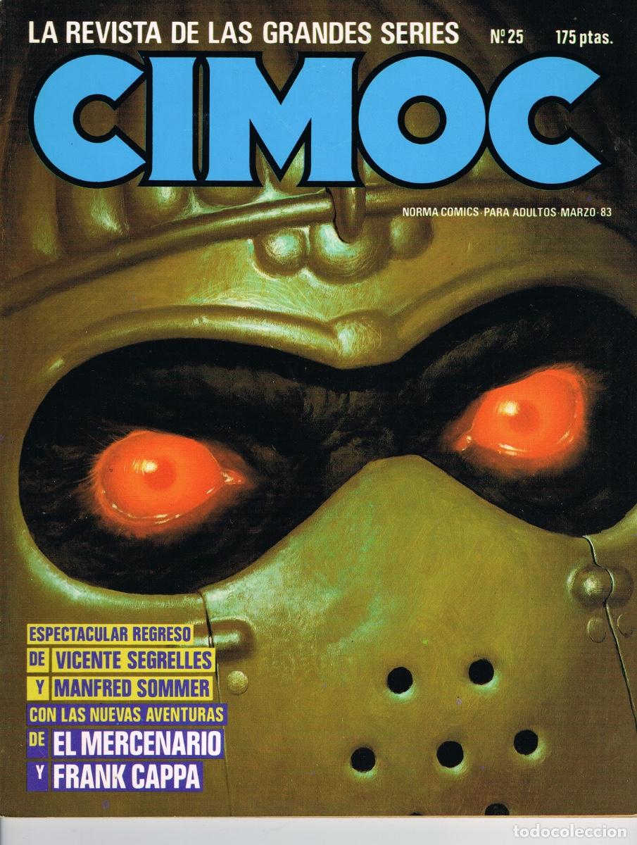 C&oacute;mics: REVISTA CIMOC N&ordm; 25. EL MERCENARIO, MANFRED SOMMER, ETC.
