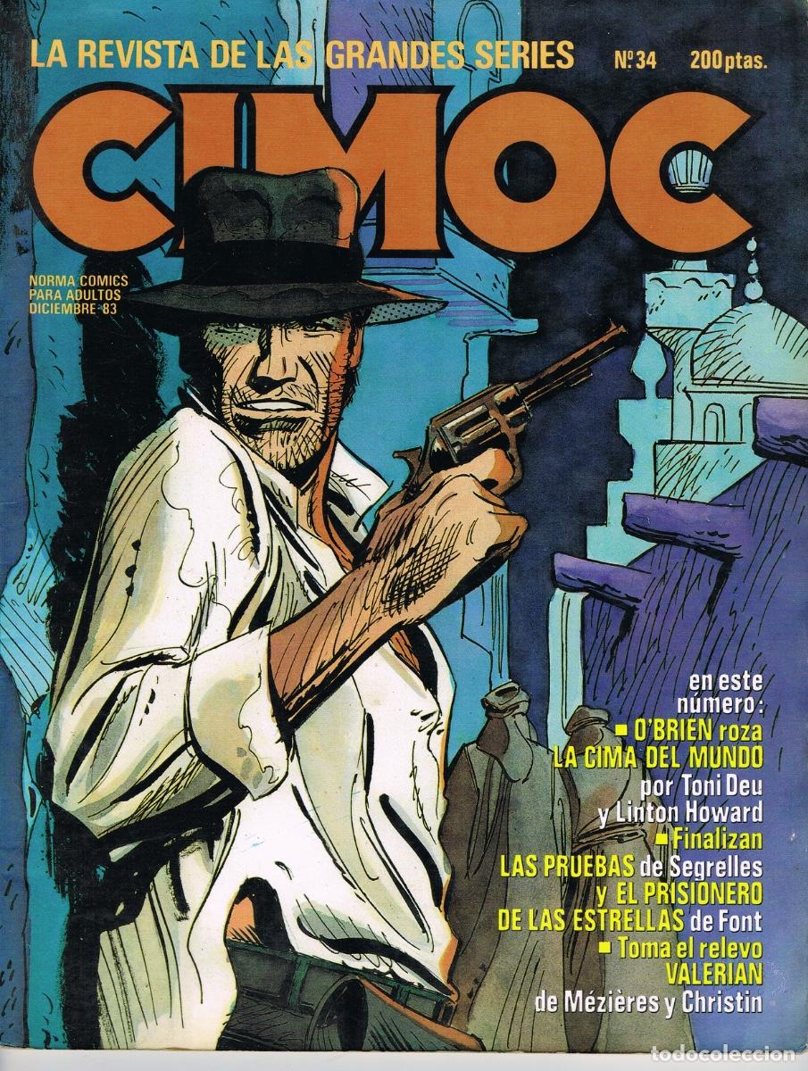 C&oacute;mics: REVISTA CIMOC N&ordm; 34, FONT, BERARDI, MILAZZO, SEGURA, MEZIERES, CHRISTIN, ETC