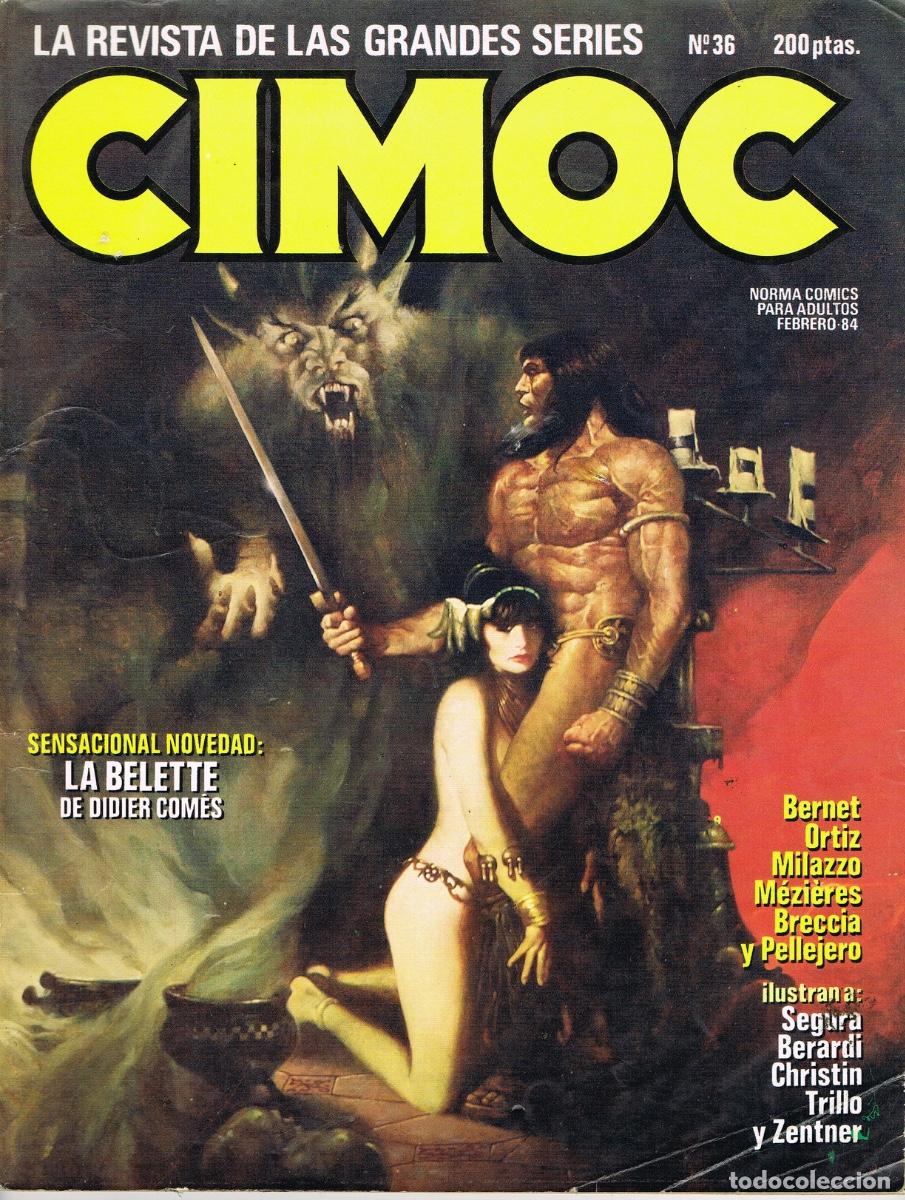 C&oacute;mics: REVISTA CIMOC N&ordm; 36, BERNET, 0RTIZ, BERARDI, MILAZZO, PELLEJERO, MEZIERES, CHRISTIN, ETC