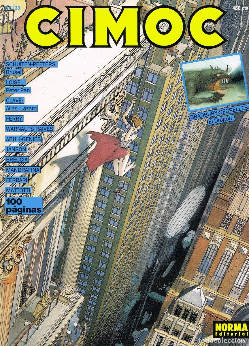 C&oacute;mics: REVISTA CIMOC N&ordm; 130. SCHUITEN, PEETERS, LOISEL, CLAV&Eacute;, FERRY, JANSON, BRECCIA, ETC