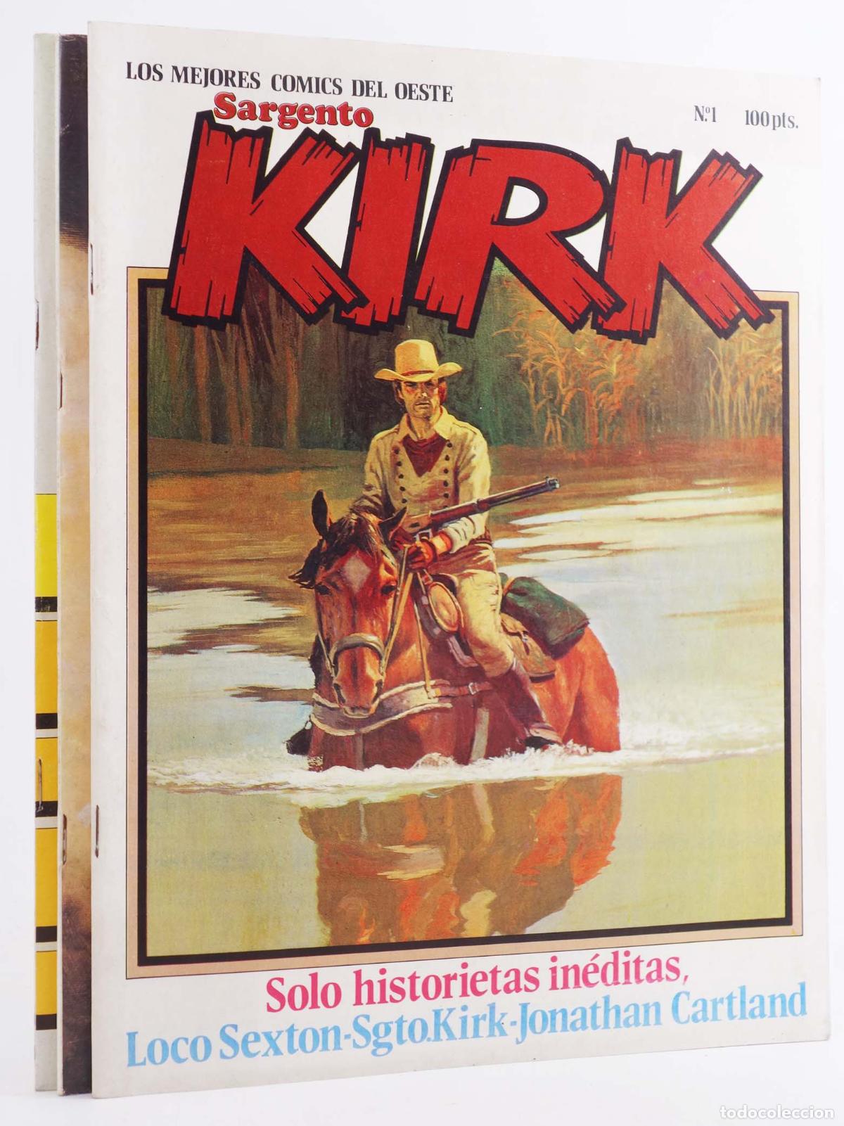 C&oacute;mics: SARGENTO KIRK 1 A 3. Norma, 1982