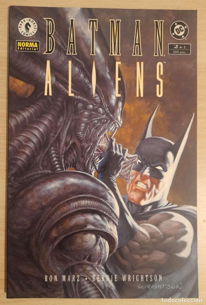 C&oacute;mics: Batman / Aliens 2 - DarkHorse - DC Comics - Norma - Foto 1