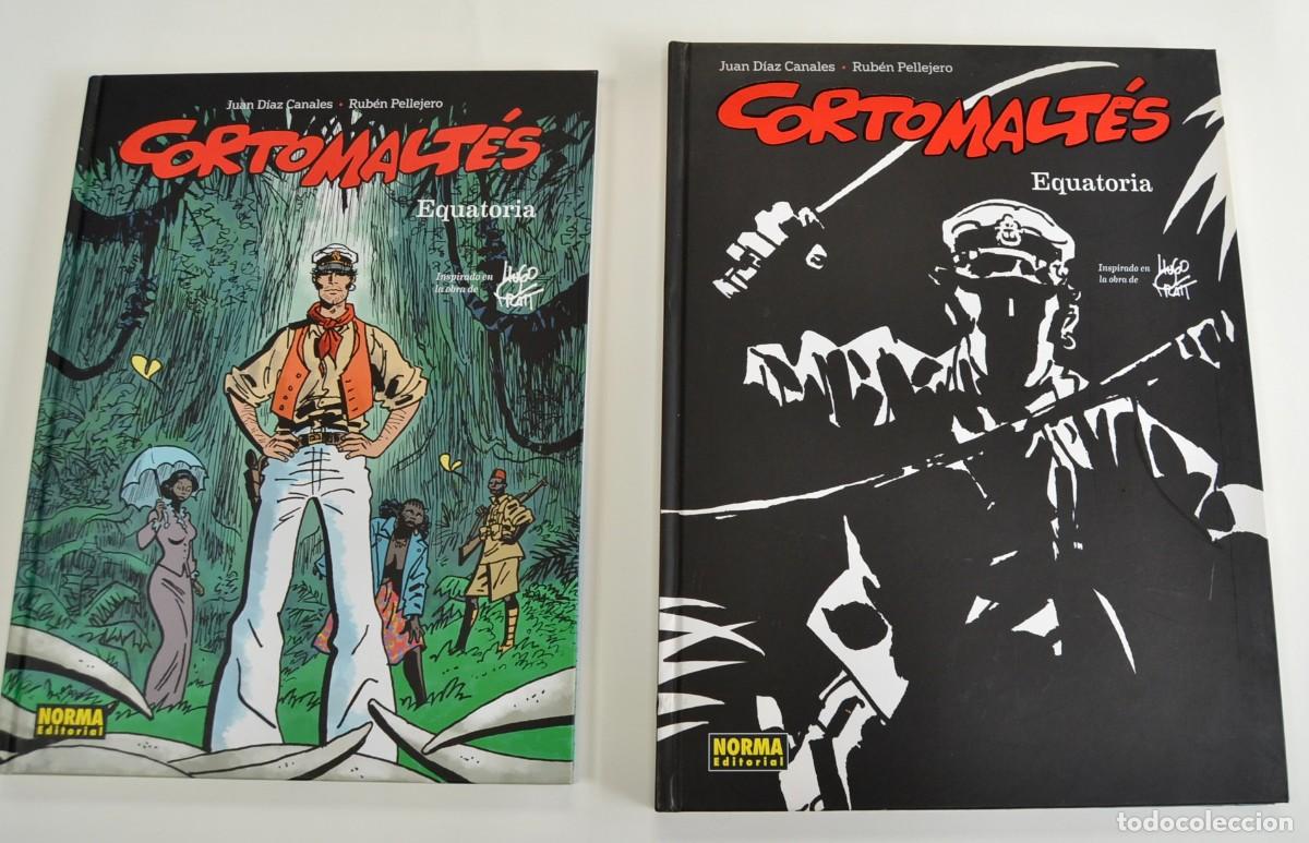 C&oacute;mics: J. D&iacute;az Canales / Rub&eacute;n Pellejero. Corto Malt&eacute;s. &rdquo;Equatoria&rdquo;. 2 libros. Norma Editorial. A&ntilde;o 2017