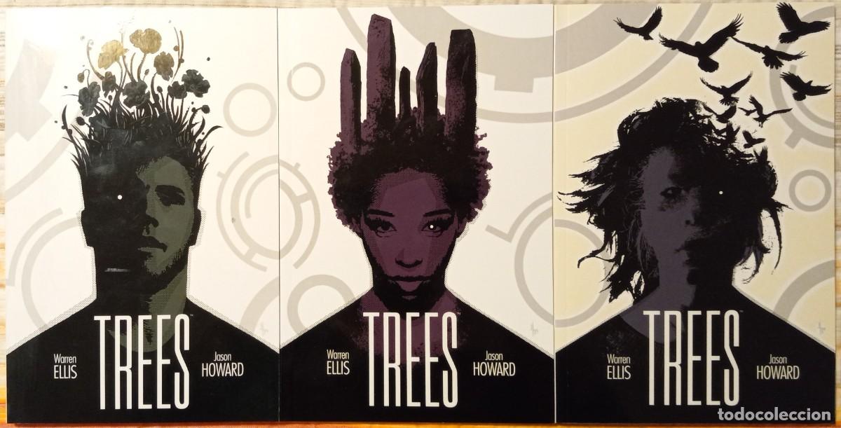C&oacute;mics: TREES #1-3, WARREN ELLIS + JASON HOWARD (Norma) SERIE COMPLETA