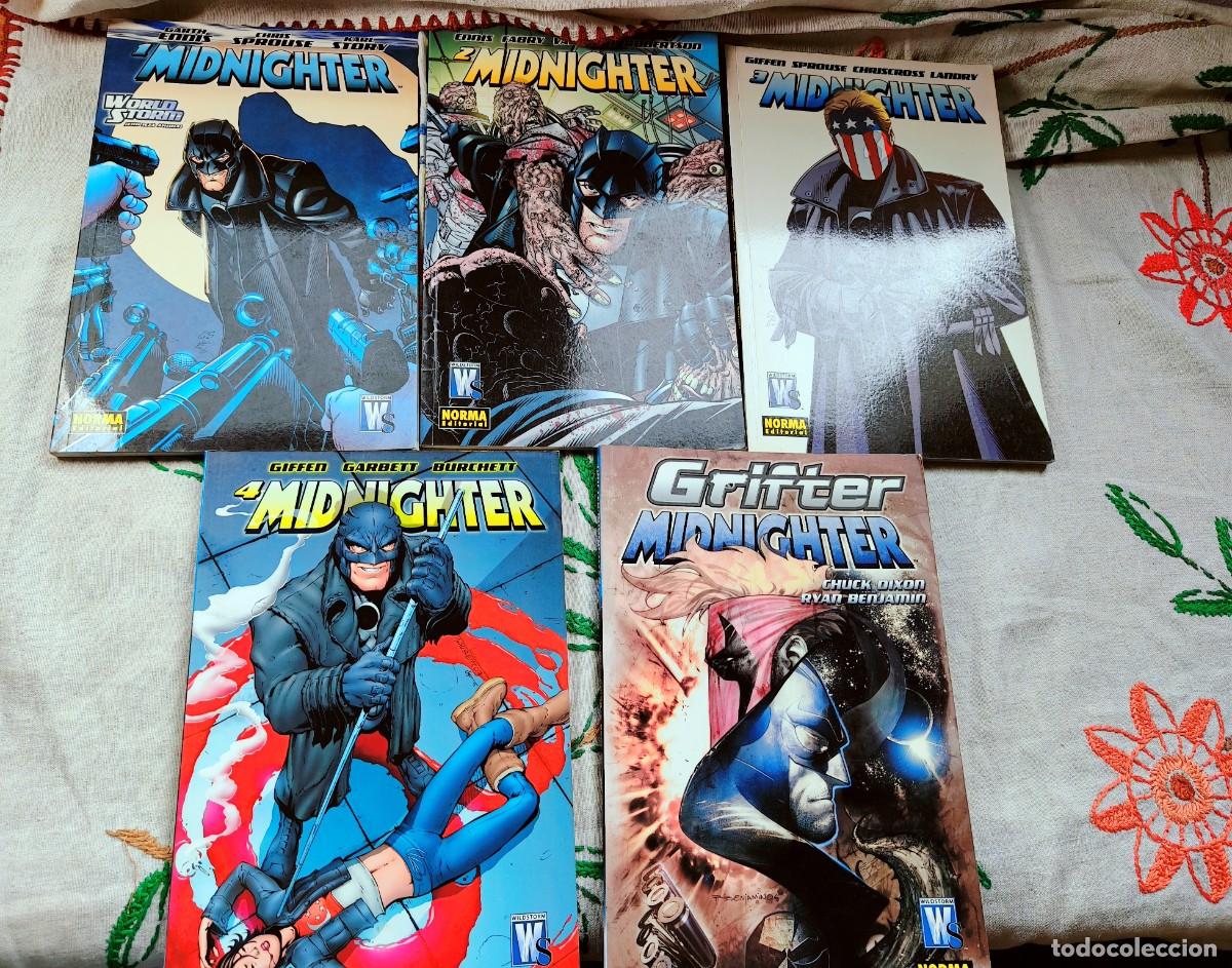 C&oacute;mics: Midnighter y especial Grifter. Completa. Tomos 1, 2, 3 y 4. Garth Ennis. Norma.