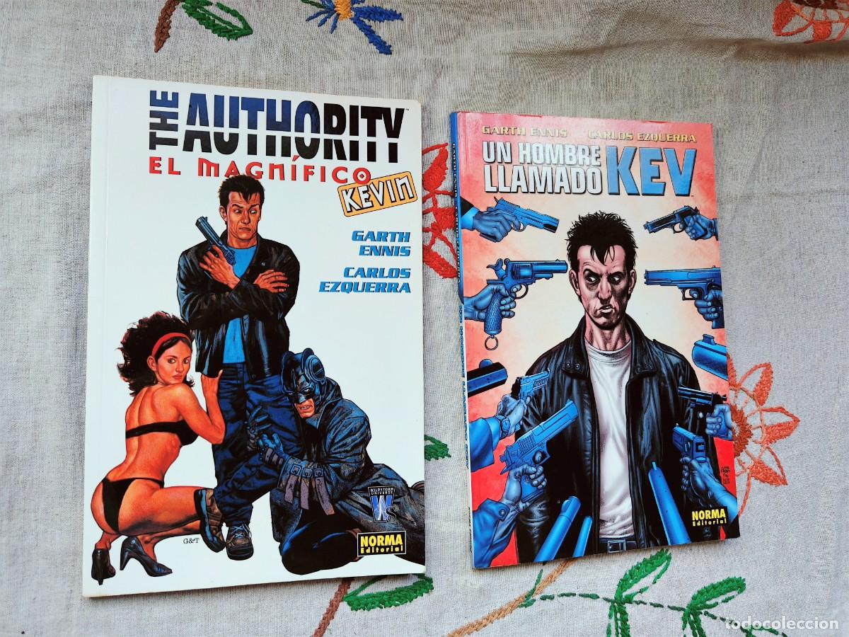 C&oacute;mics: The Authority. El Magn&iacute;fico Kevin y un Hombre llamado Kev. Garth Ennis. Norma. Tapa blanda.