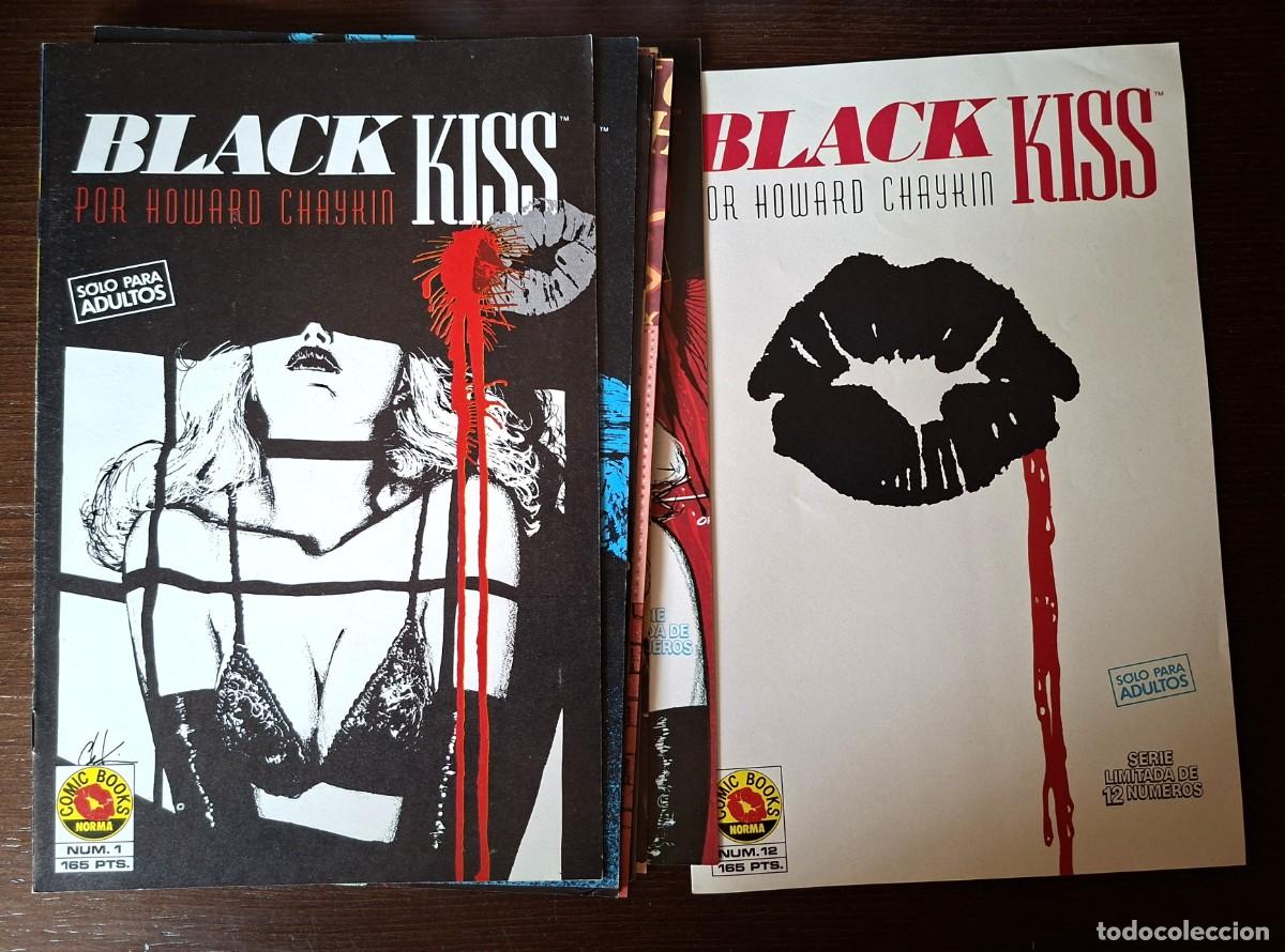 C&oacute;mics: Black Kiss - Comic para Adultos. 12 ejemplares - Completa -