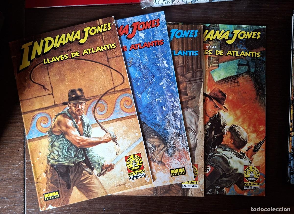 C&oacute;mics: Indiana Jones y las llaves de Atlantis - 4 ejemplares - Completa -