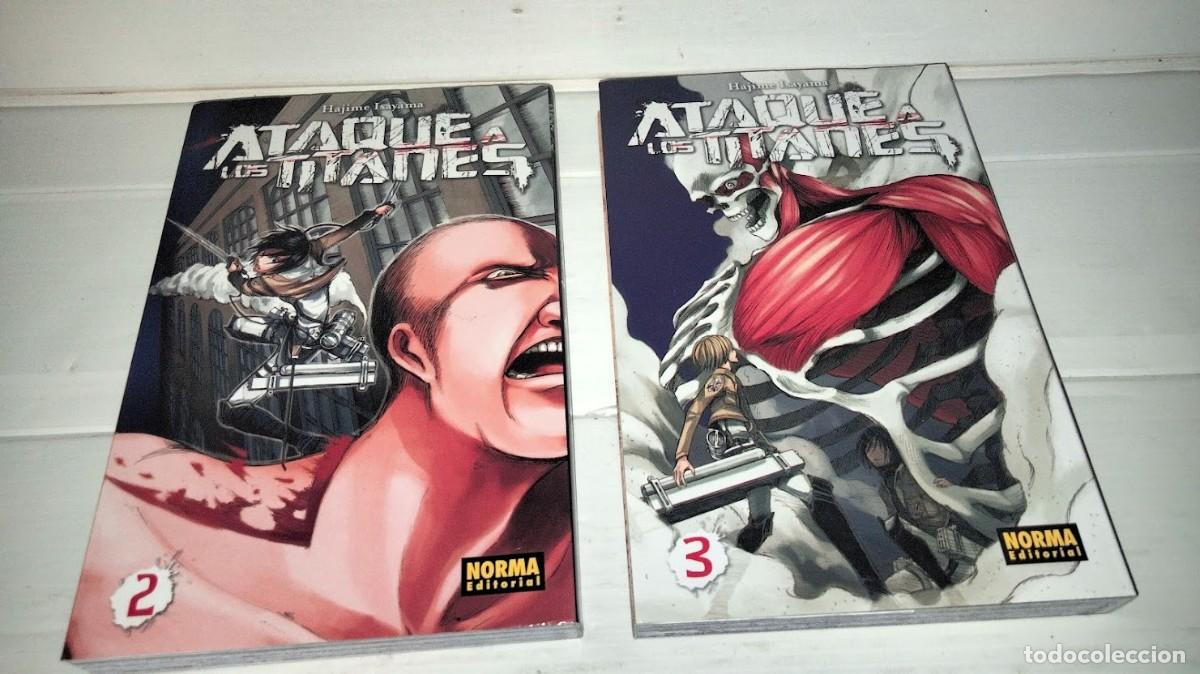 C&oacute;mics: Ataque a los titanes - n&uacute;meros 2 y 3 - Hajime Isayama - Norma Editorial Manga 2022