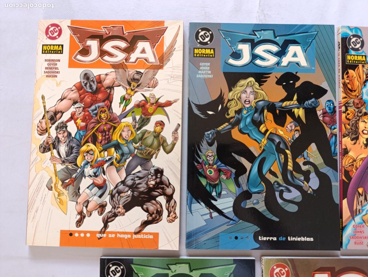 C&oacute;mics: JSA COMPLETA - N&ordm; 1, 2, 3, 4 Y 5 - 5 TOMOS - DC - NORMA EDITORIAL (IHw) - Foto 2