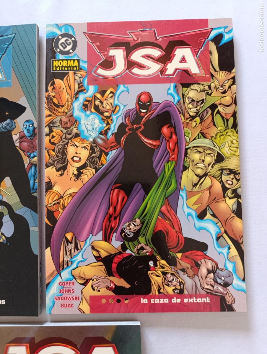 C&oacute;mics: JSA COMPLETA - N&ordm; 1, 2, 3, 4 Y 5 - 5 TOMOS - DC - NORMA EDITORIAL (IHw) - Foto 3