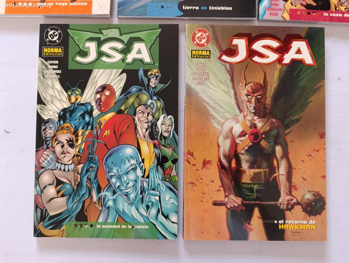 C&oacute;mics: JSA COMPLETA - N&ordm; 1, 2, 3, 4 Y 5 - 5 TOMOS - DC - NORMA EDITORIAL (IHw) - Foto 4