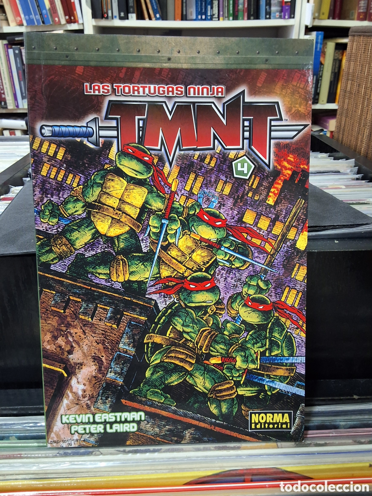 C&oacute;mics: LAS TORTUGAS NINJA TMNT 4 - NUEVO SIN USAR - ENV&Iacute;O DESDE 1,50 &euro;