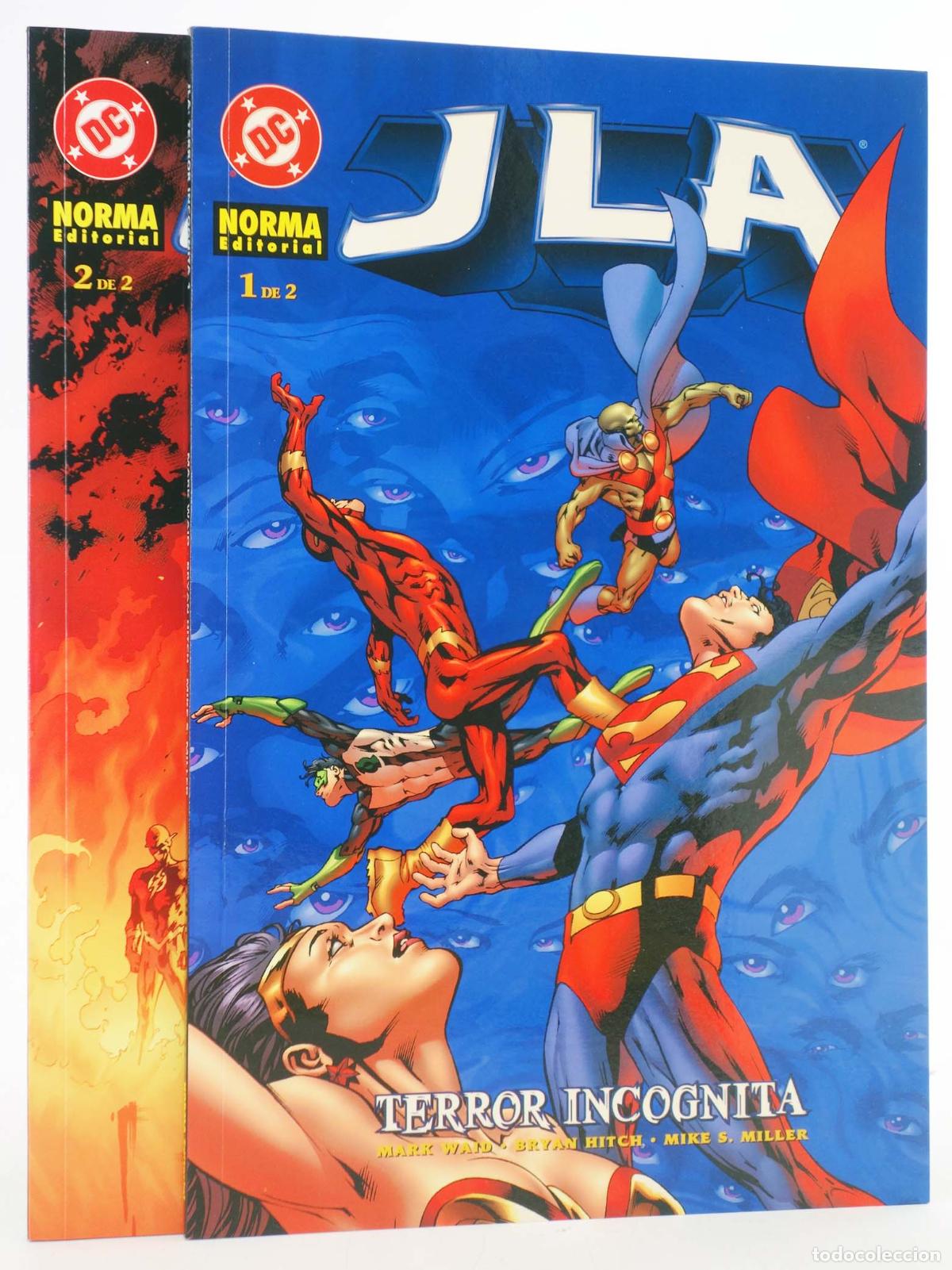 C&oacute;mics: JLA TERROR INCOGNITA 1 A 2. Norma, 2003