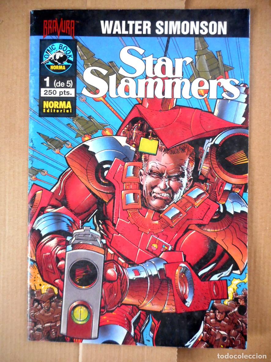 C&oacute;mics: STAR SLAMMERS N&ordm;1 (NORMA - MARZO 1995) WALTER SIMONSON -INCLUYE P&Oacute;STER-