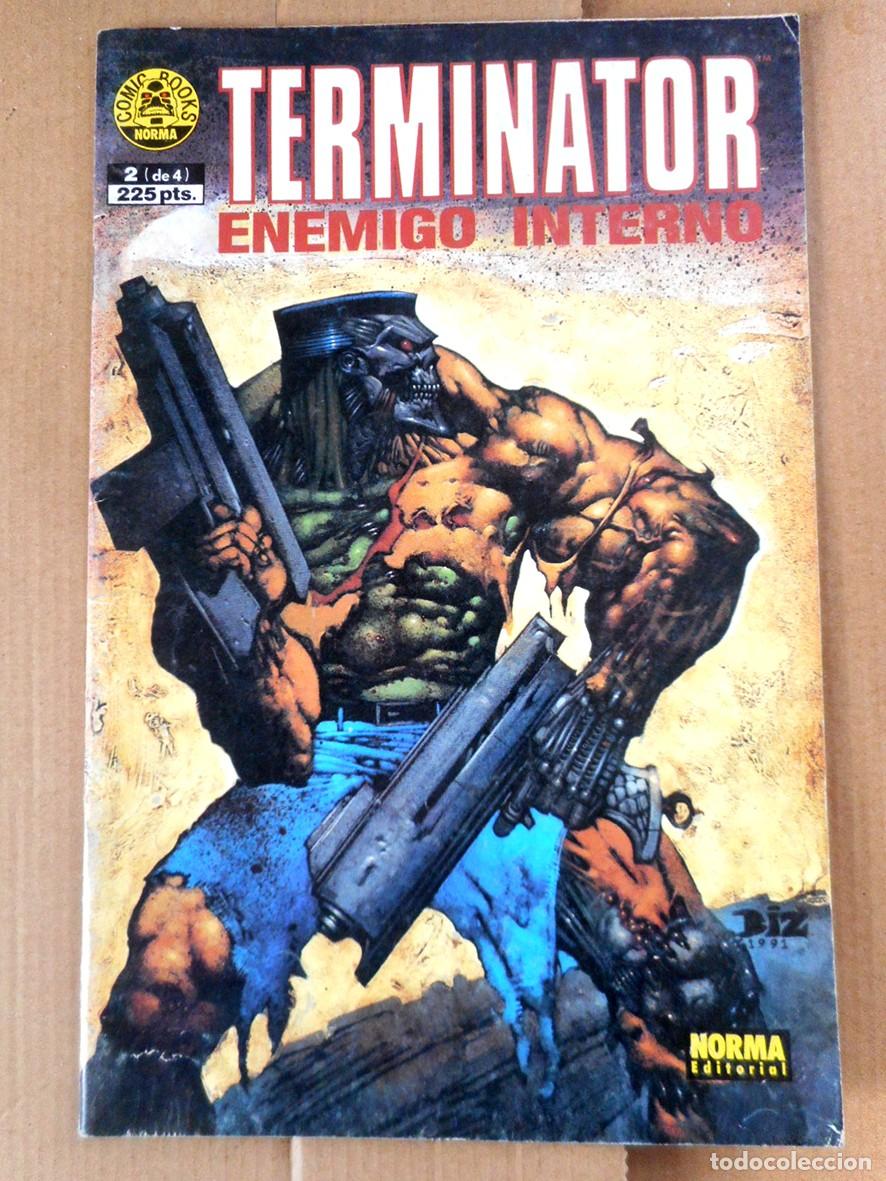 C&oacute;mics: TERMINATOR : ENEMIGO INTERNO N&ordm;2 (NORMA- MARZO 1993) IAN EDGINTON - VINCE GIARRANO -INCLUYE P&Oacute;STER-