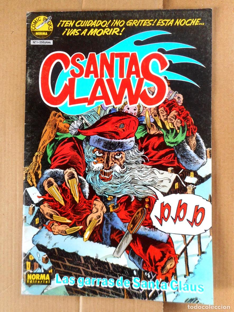 C&oacute;mics: SANTA CLAWS - LAS GARRAS DE SANTA CLAUS (NORMA- 1992) DAVE OLBRICH - DEODATO FILHO