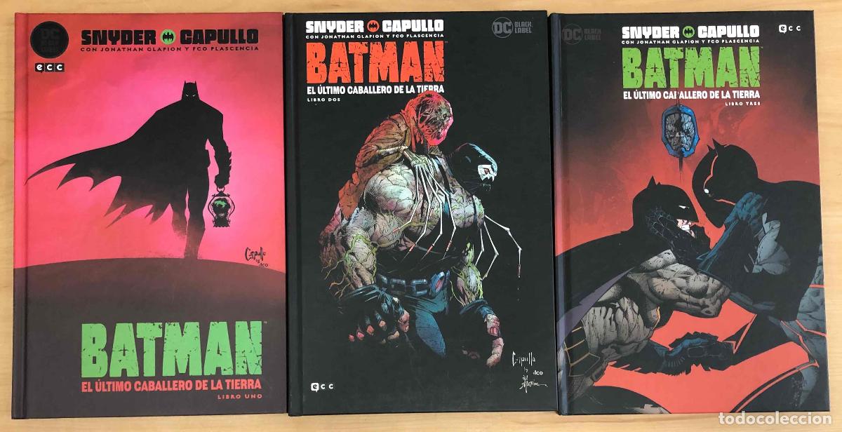 C&oacute;mics: BATMAN EL ULTIMO CABALLERO DE LA TIERRA LIBRO UNO AL TRES, COMPLETA. SNYDER - CAPULLO. ECC 2019