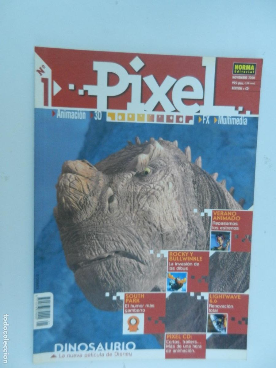 C&oacute;mics: PIXEL N&ordm; 1 - NORMA EDITORIAL NOVIEMBRE 2000 - ANIMACION - 3D - FX - MULTIMEDIA - VER INDICE