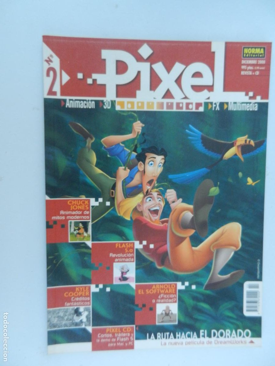 C&oacute;mics: PIXEL N&ordm; 2 - NORMA EDITORIAL DICIEMBRE 2000 - ANIMACION - 3D - FX - MULTIMEDIA VER INDICE
