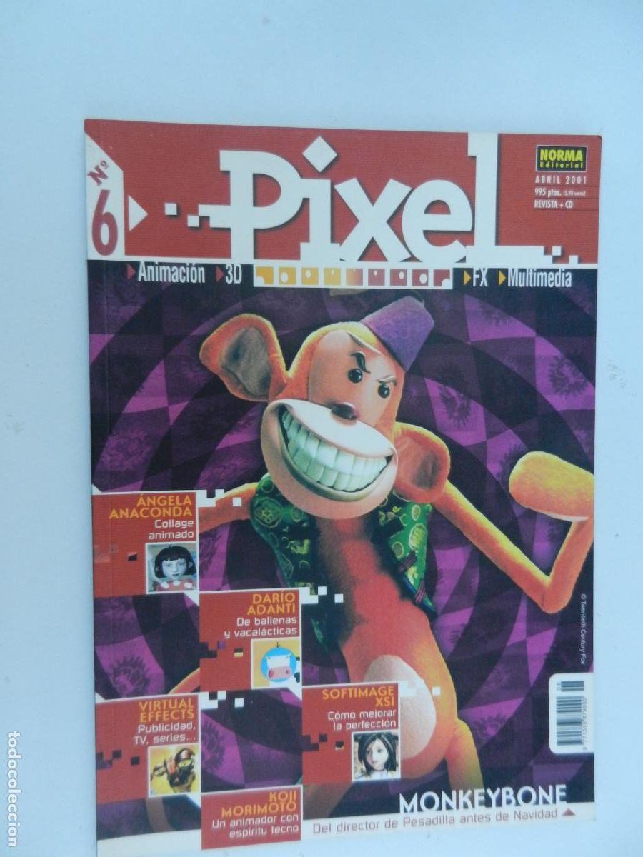 C&oacute;mics: PIXEL N&ordm; 6 - NORMA EDITORIAL ABRIL 2001 - ANIMACION - 3D - FX - MULTIMEDIA VER INDICE