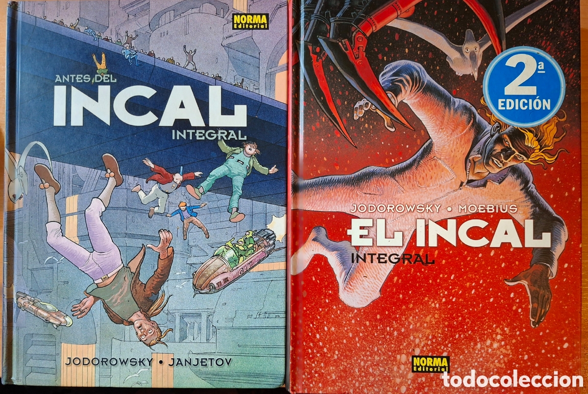 C&oacute;mics: Jodorowsky, Moebius+Janetov, Antes del INCAL integral + EL INCAL integral, NORMA, 2013-14