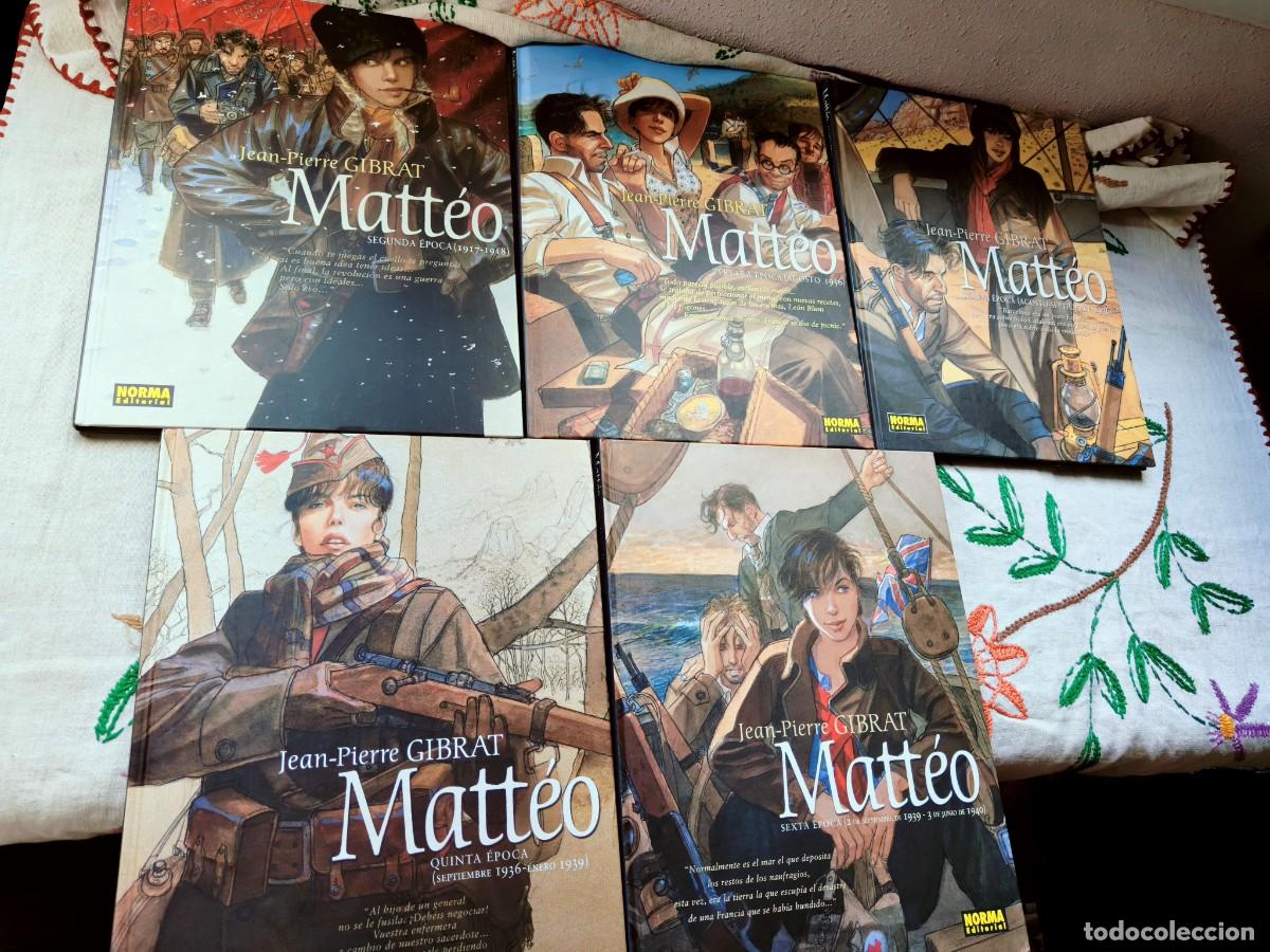 C&oacute;mics: Matt&eacute;o. Vol&uacute;menes 2-6. Jean-Pierre Gibrat. Norma. Tapa dura.