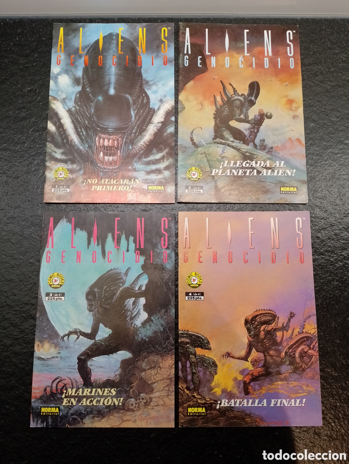 C&oacute;mics: Aliens Genocidio. Completa 1 a 4. Norma editorial