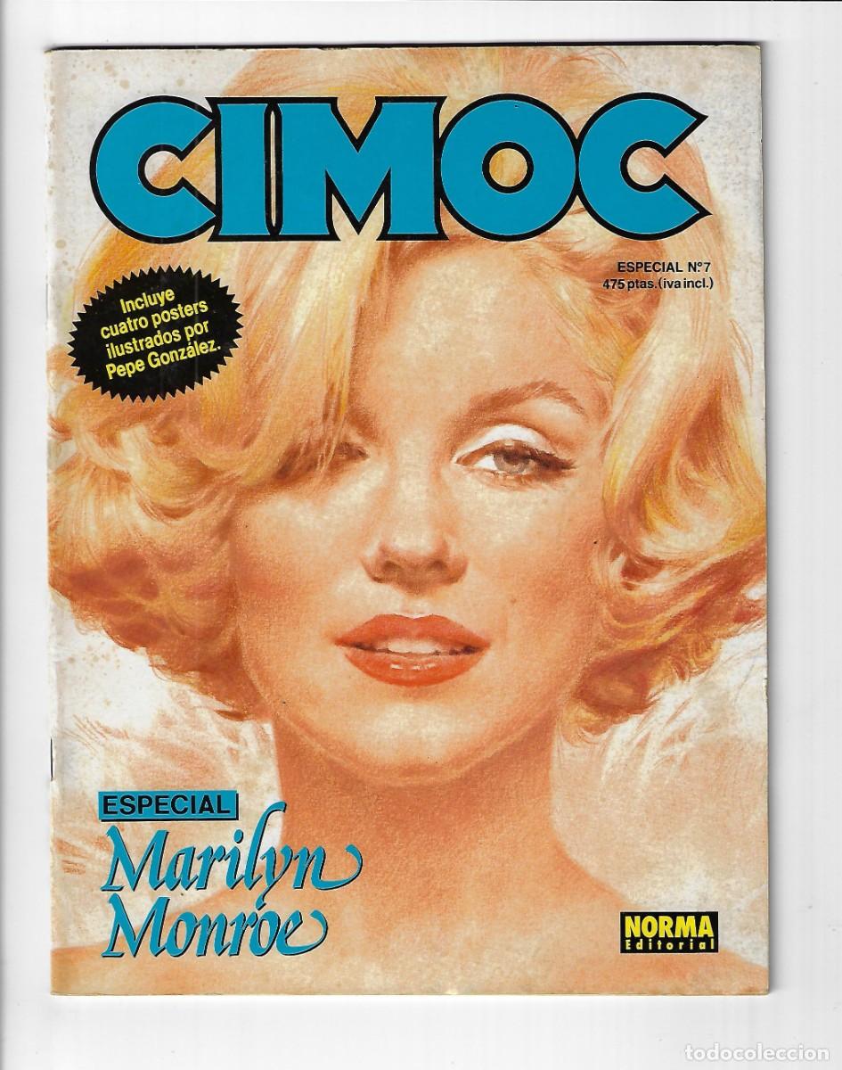 Comics : Norma. Cimoc extra. Especial. 7. Marilyn Monroe. Sin los posters.