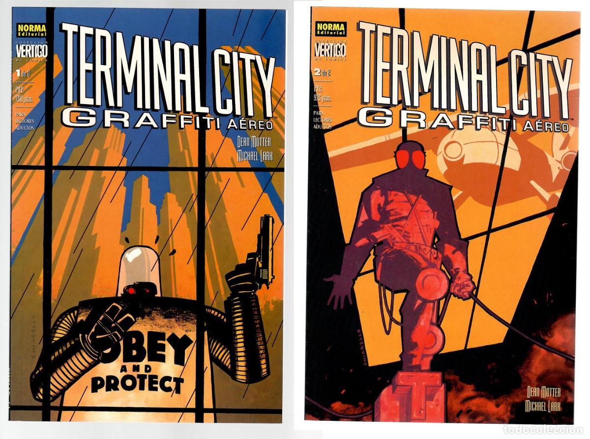 C&oacute;mics: Comic Terminal City: Graffiti aereo: Completa, en 2 prestigios - Norma Editorial, Vertigo