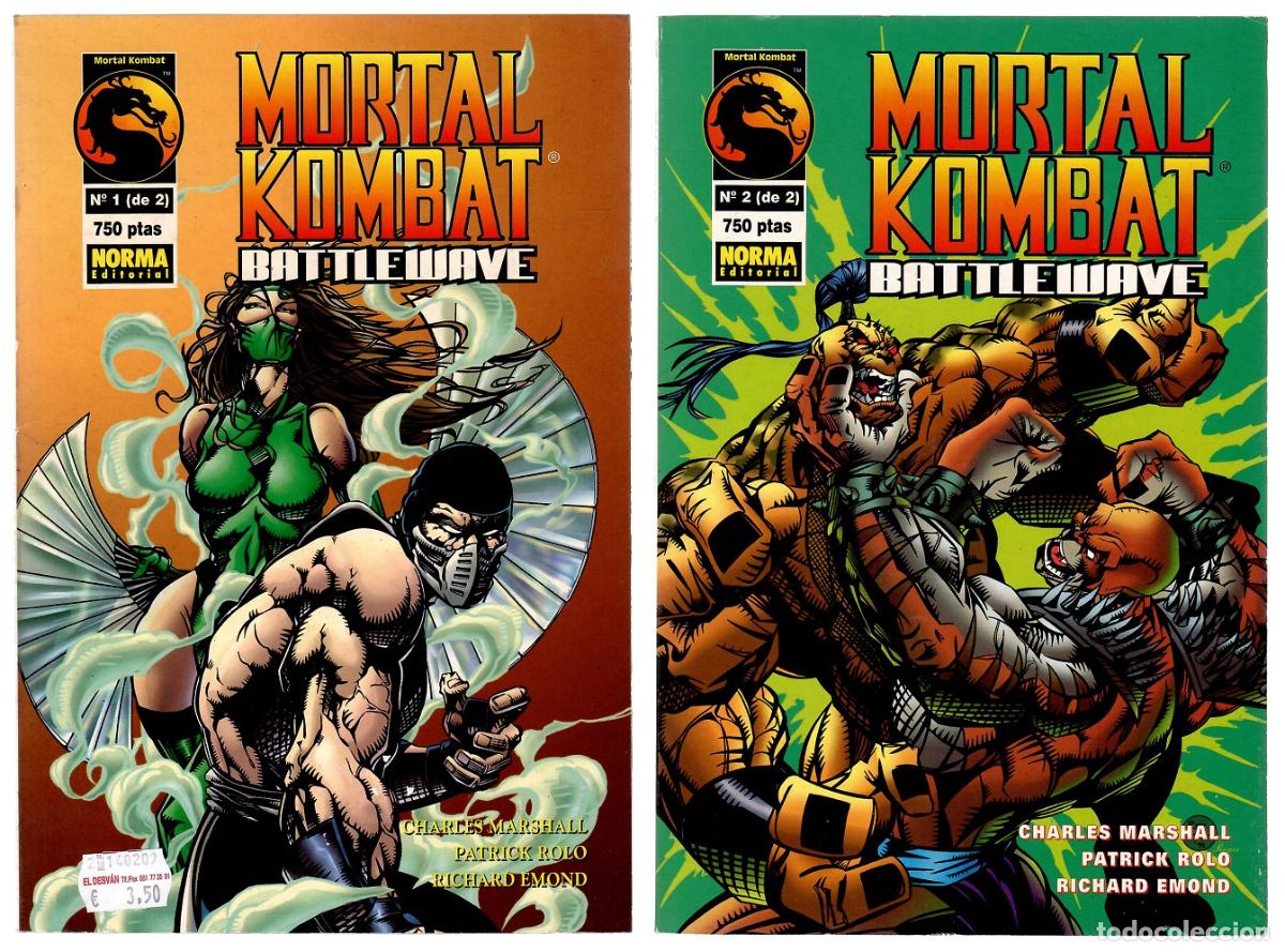 C&oacute;mics: Comic Mortal Kombat. Battlewave: Completa, en 2 prestigios - Norma Editorial, Manga