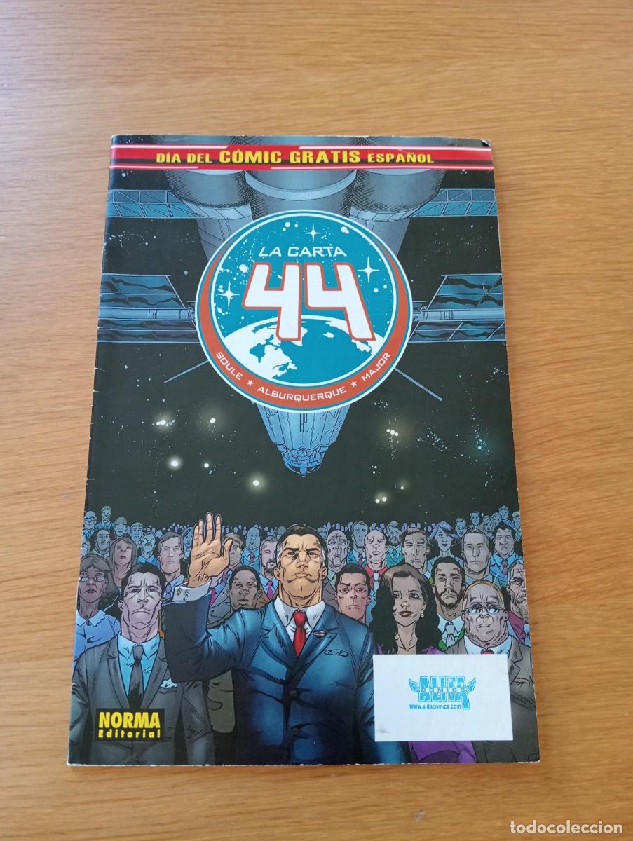 C&oacute;mics: TOMO &Uacute;NICO. LA CARTA 44. D&Iacute;A DEL C&Oacute;MIC GRATIS EN ESPA&Ntilde;OL. GRAPA. NORMA. 2015.