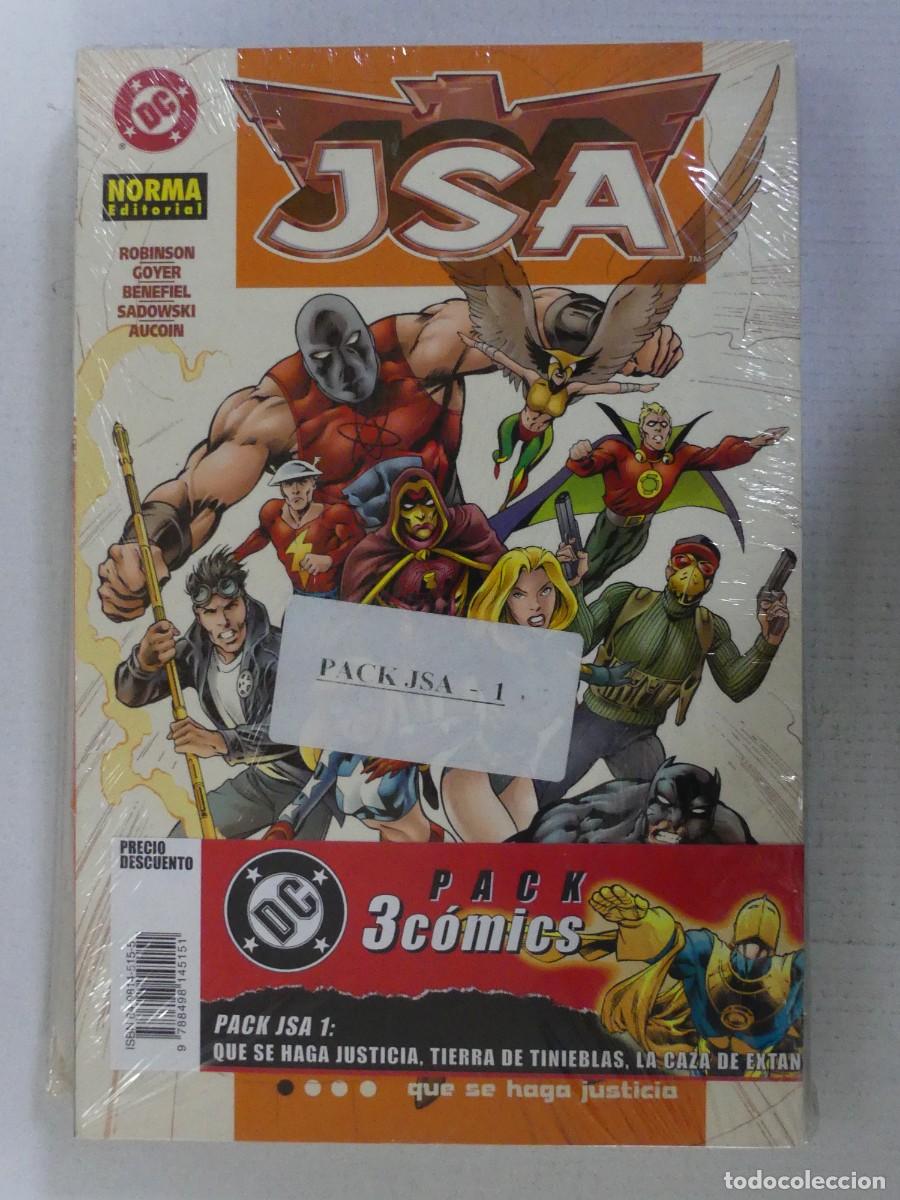 Fumetti: PACK DE 3 COMICS &ndash; PACK JSA 1 &ndash; EDITORIAL NORMA