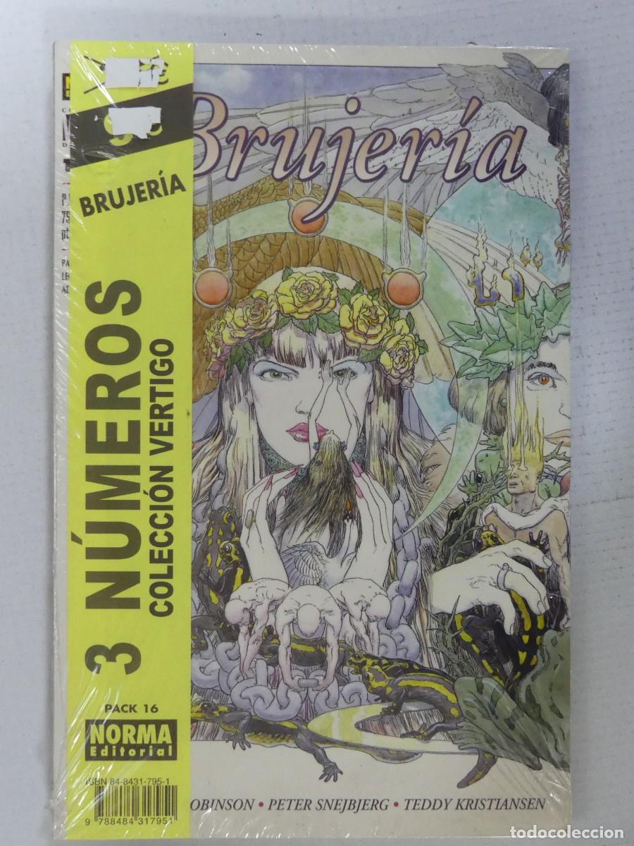 Comics : PACK DE 3 NUMEROS COLECCION VERTIGO - BRUJERIA - EDITORIAL NORMA