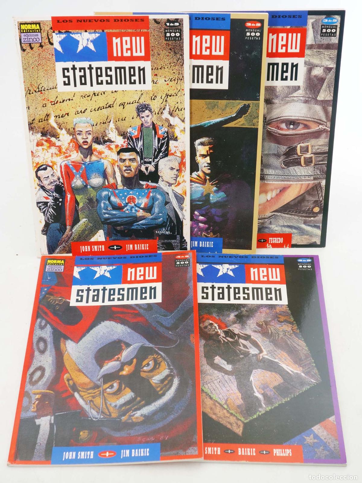C&oacute;mics: NEW STATESMEN 1 A 5. COMPLETA. Norma, 1991