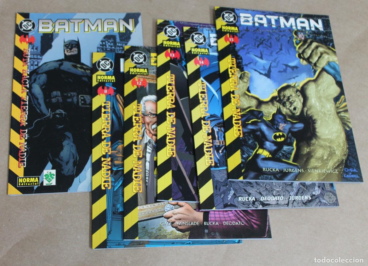 C&oacute;mics: BATMAN - TIERRA DE NADIE 8 12 13 14 15 - RUTA HACIA 1 - Norma - Muy buen estado - y sueltos