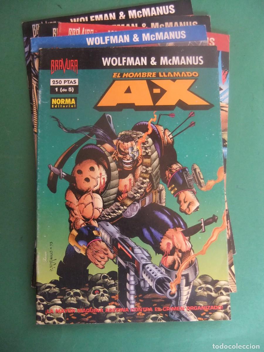 C&oacute;mics: UN HOMBRE LLAMADO AX COMPLETA 5 NUMEROS NORMA - Foto 2