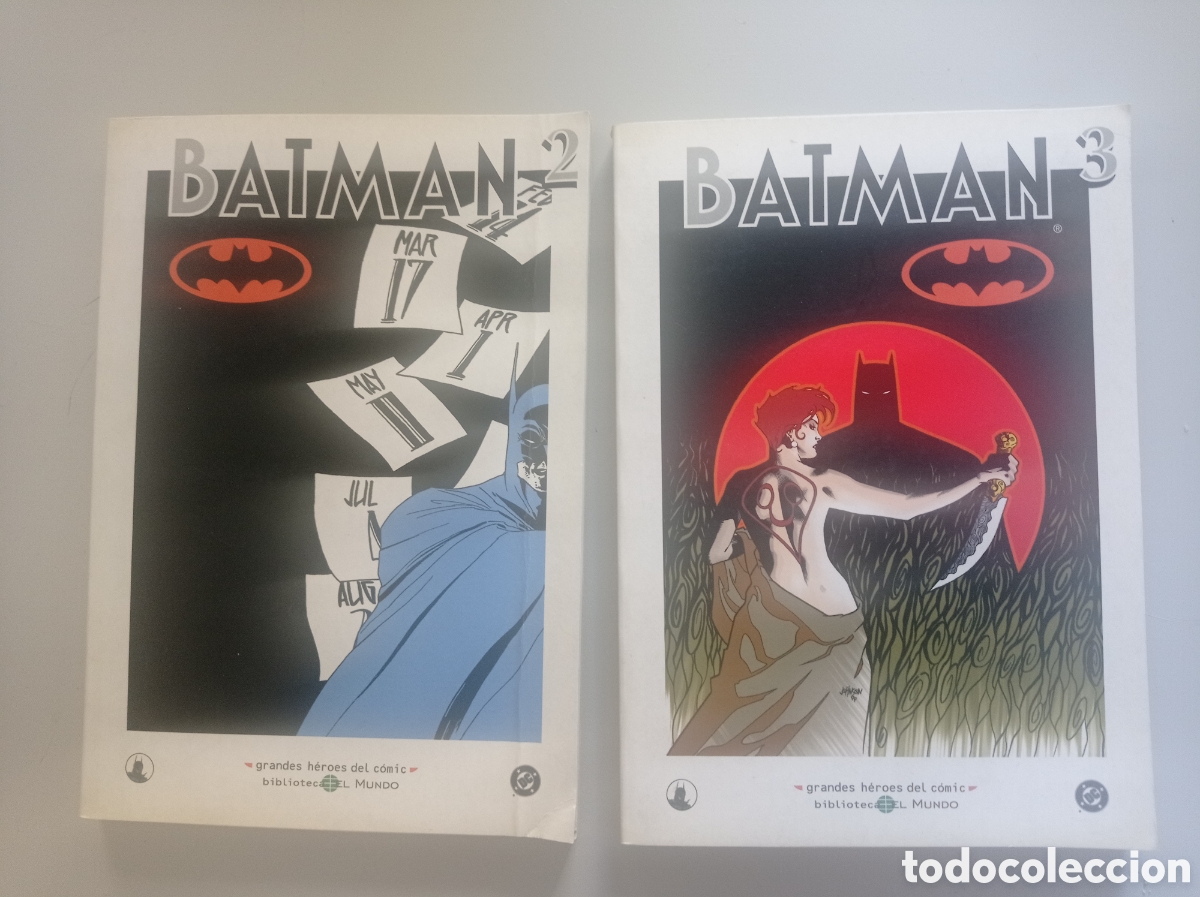 C&oacute;mics: BATMAN. N&ordm; 2 y N&ordm; 3. BIBLIOTECA EL MUNDO. GRANDES H&Eacute;ROES DEL C&Oacute;MIC.