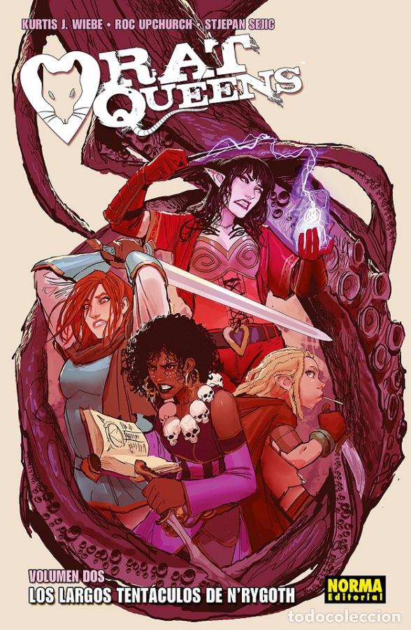 C&oacute;mics: RAT QUEENS 02 LOS LARGOS TENTACULOS DE N'RYGOTH (Norma, 2017) - Kurtis J. Wiebe, Roc Upchurch