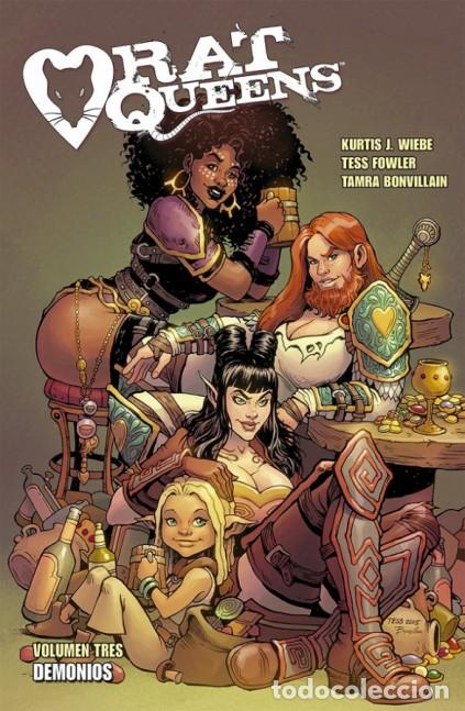 C&oacute;mics: RAT QUEENS 03 DEMONIOS (Norma, 2018) - Kurtis J. Wiebe, Tess Fowler, Tamra Bonvillain