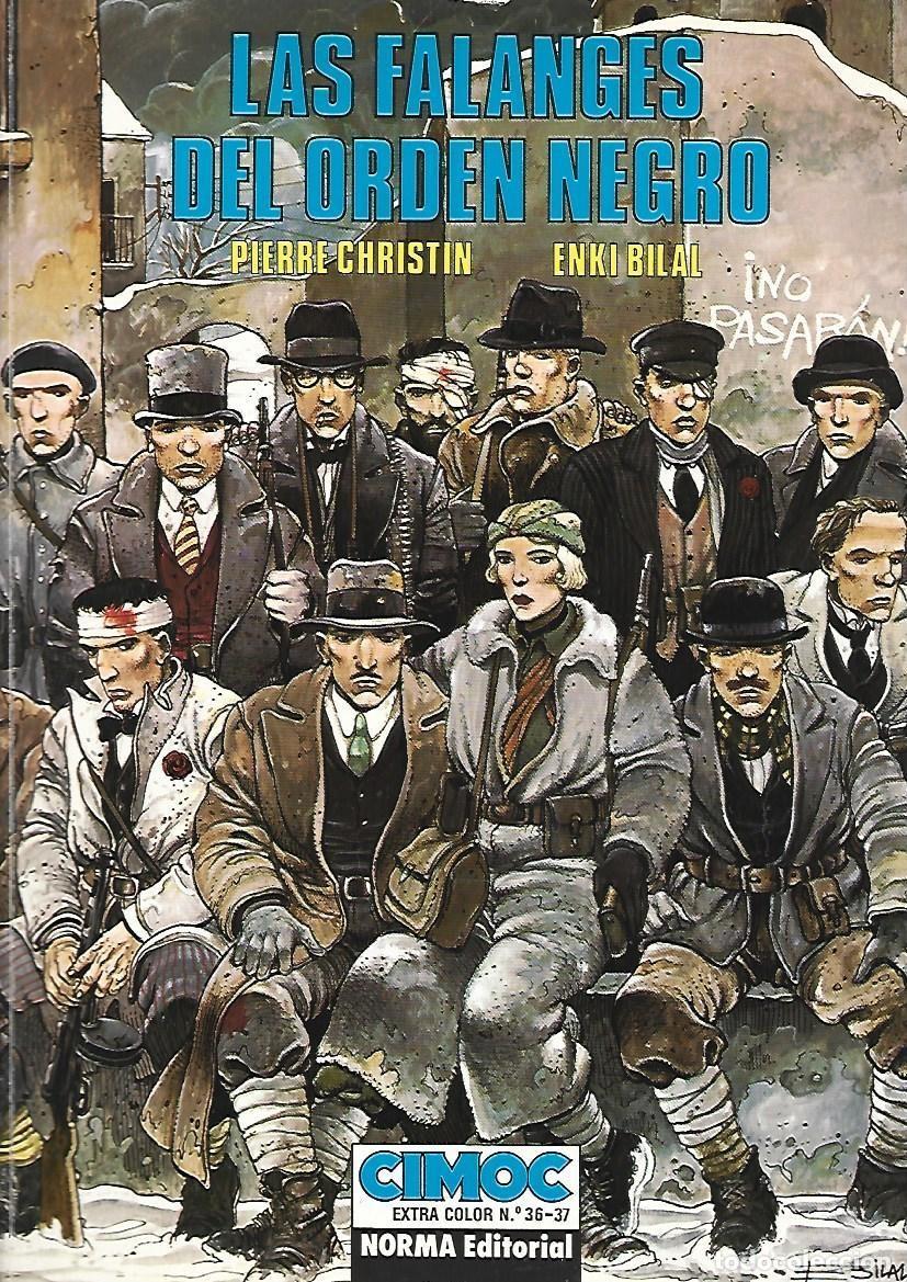 C&oacute;mics: Cimoc extra color, 36-37: las falanges del orden negro, 1988, Norma, muy buen estado