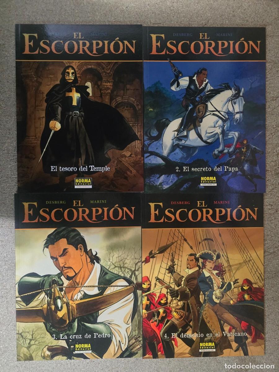 C&oacute;mics: El Escorpion.Lote 4 Tomos tapa blanda.Marini.Norma