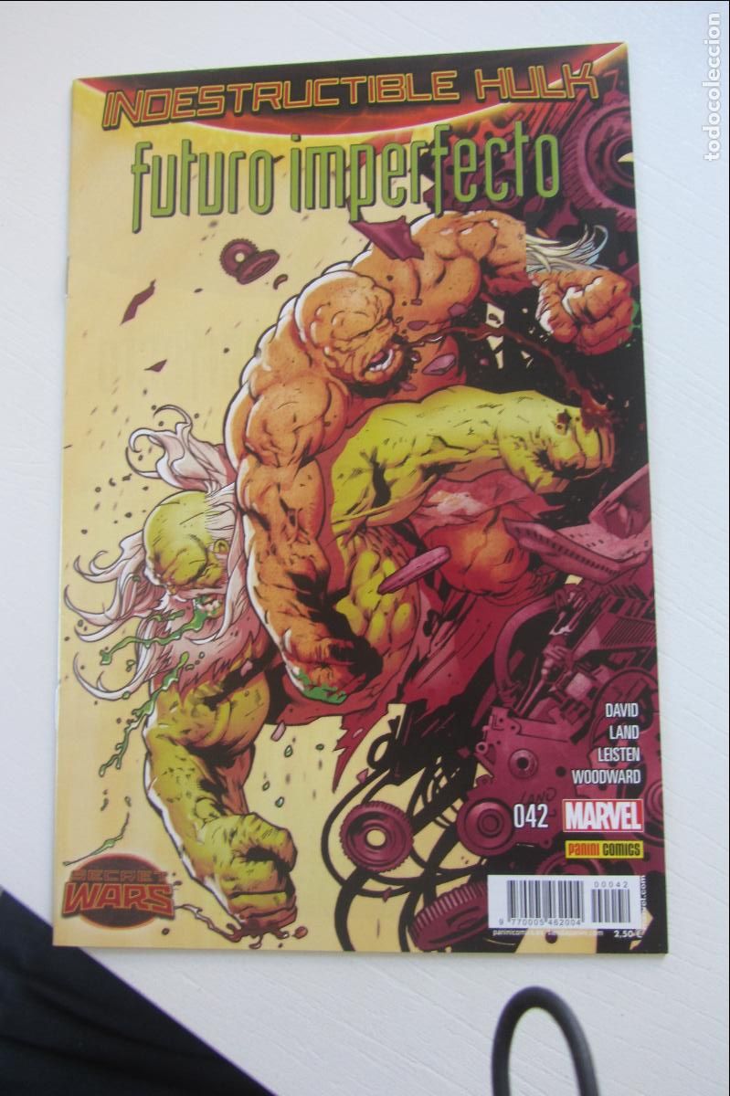 C&oacute;mics: INDESTRUCTIBLE HULK - N&ordm; 42 - Secret Wars Futuro Imperfecto 2015 PANINI BUEN ESTADO 6 ARX73
