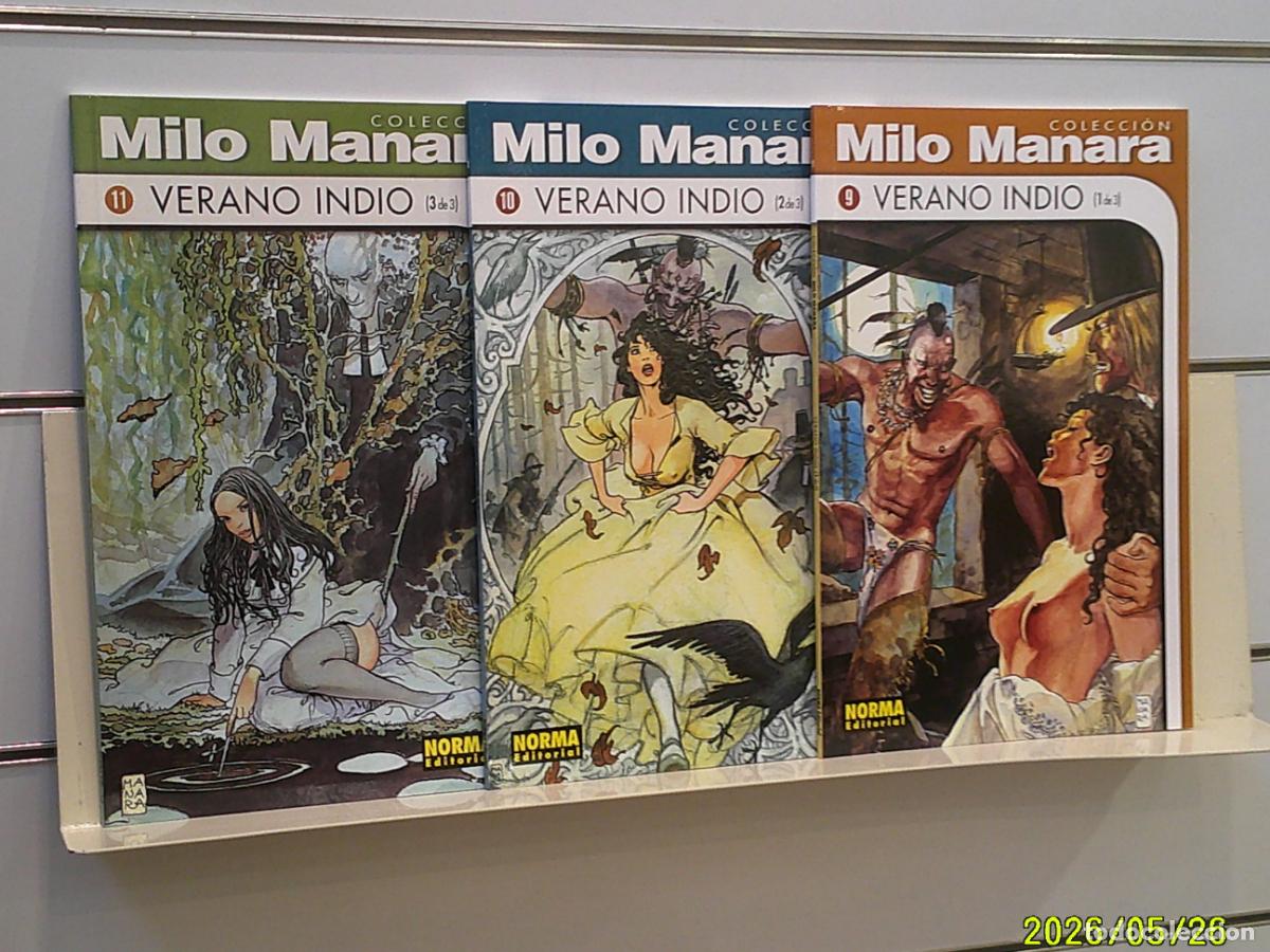 C&oacute;mics: VERANO INDIO COMPLETA 3 NUM. COLECCION MANARA - NORMA OFERTA