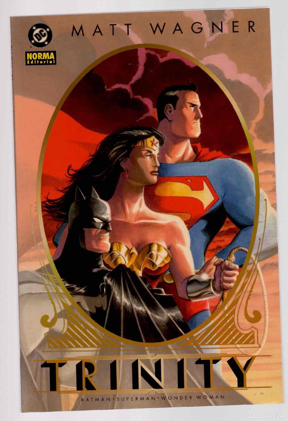 C&oacute;mics: TRINITY BATMAN SUPERMAN WONDER WOMAN. MATT WAGNER. NORMA 2004